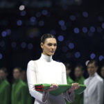 Девушка Ди Каприо приняла участие в открытии Олимпиады в Италии