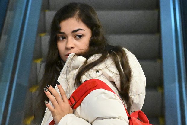 Петросян отказалась общаться с журналистами по возвращении в Россию