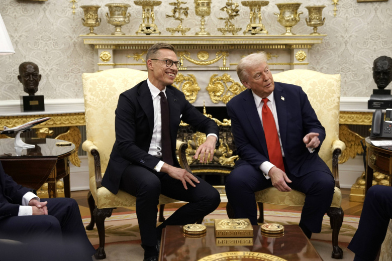 Президент Финляндии Александр Стубб и президент США Дональд Трамп
