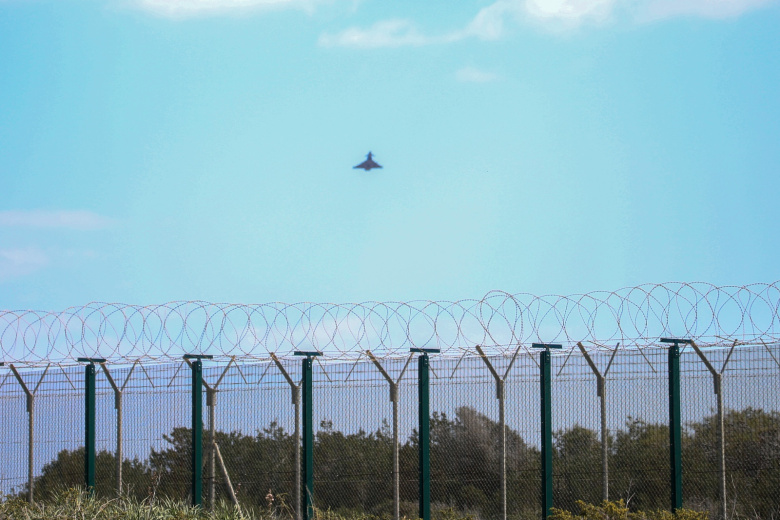 Британская авиабаза в Акротири на южном побережье Кипра